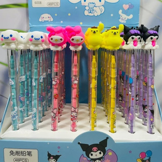 Bút Chì Khúc Sanrio Kuromi, Medoly, Cinnamoroll, Purin, Bút Chì Khúc Nhiều Mẫu Dễ Thương, Bút Chì Rút Ruột Dễ Thương