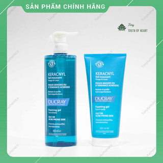 Sữa Rửa Mặt Ducray Keracnyl Gel Moussant 400ml nội địa Pháp