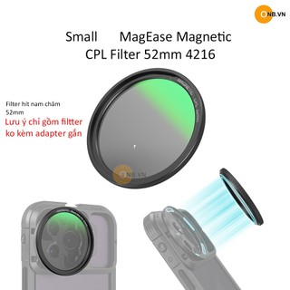 Small magnetic cpl filter 52mm 4216