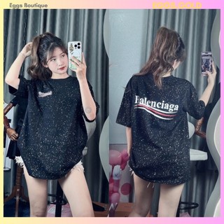 Áo thun nữ tay lỡ chất cotton khô 3158 VẨY KIM TUYẾN phong cách Hàn Quốc THUUNISEX M2147