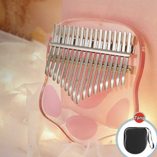 Đàn Kalimba 17 Phím, Đàn Kalimba Trong Suốt Tặng Hộp Chống Sốc Hope Music Chính Hãng- Full Phụ Kiện