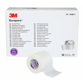 ✅ 3M DURAPORE 1538-0 hoặc 1538-1 (1.25cm hoặc 2.5cmx9.1m) - Băng keo lụa y tế kích thước 1.25cm hoặc 2.5cmx9.1m (chính h