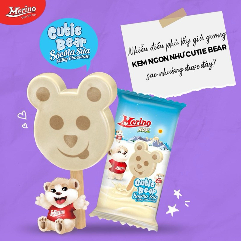 [Hoả Tốc Hà Nội] Kem Merino Kool Gấu C.Bear MilkySoco 64g - Hàng Chính Hãng - Date 2028