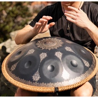 Trống Hang Drum, Trống Hand Pan 10 Nốt, 12 Nốt, 14 Nốt Trống Không Linh - Tank Drum Chính Hãng - Full Phụ Kiện