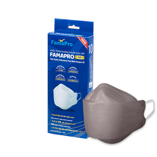 Hộp 10 cái khẩu trang 4d Famapro/ khẩu trang kf94 Famapro 4d(10cái/hộp)