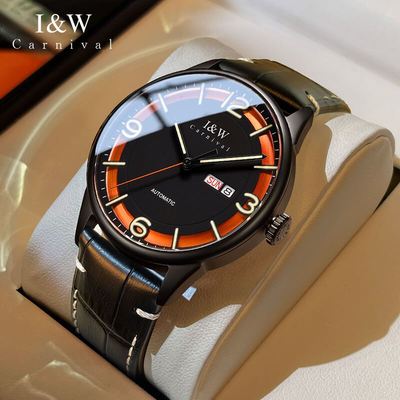 Đồng hồ nam chính hãng I&W Carnival 578G-D2,Kính sapphire,chống xước,Chống nước 30m,BH 24 tháng,Đồng hồ cơ (Automatic)