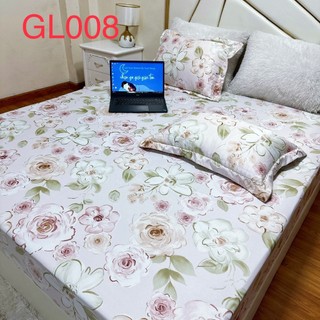 Lụa || Bộ Ga Gối 3 món Lụa Thái Nhập Khẩu Mềm Mịn Mát ( 2 vỏ gối đầu + ga )