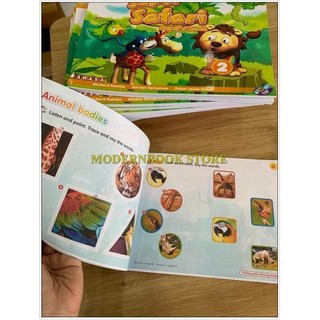 Super Safari Level 1,2,3 ( trọn bộ 2q Pupil + Activity book )