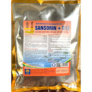 Sansorin + B12 giải độc gan thận, bỏ gan, tạo máu cho lươn cá ếch
