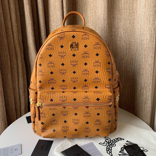 ⚡️ - balo mcm - balo mcm nâu lót da quai đeo chắc chắn - bản cao cấp loại 1 qc