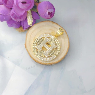 kiềng kèm mặt mạ vàng