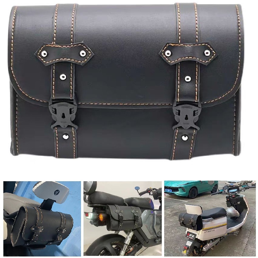 Túi da treo xe yamaha PG1 xe máy classic da PU chống thấm nước