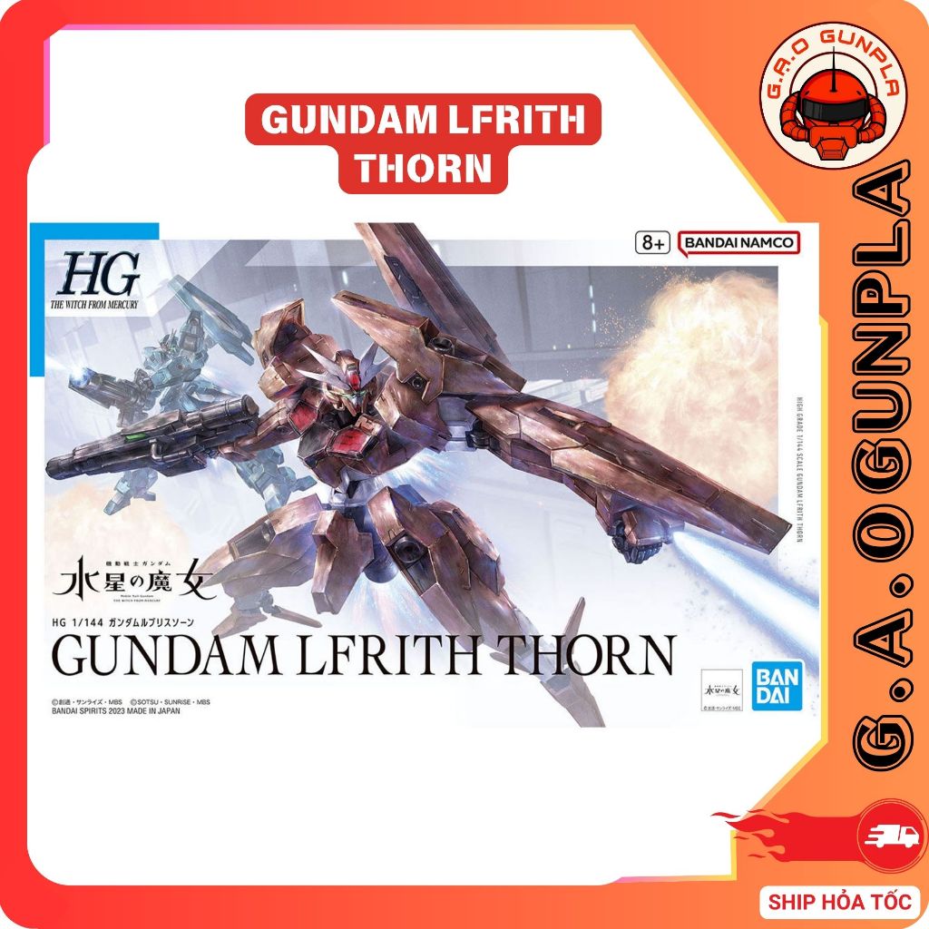 Mô hình lắp ráp Bandai Gundam HG 1/144 Gundam Lfrith Thorn