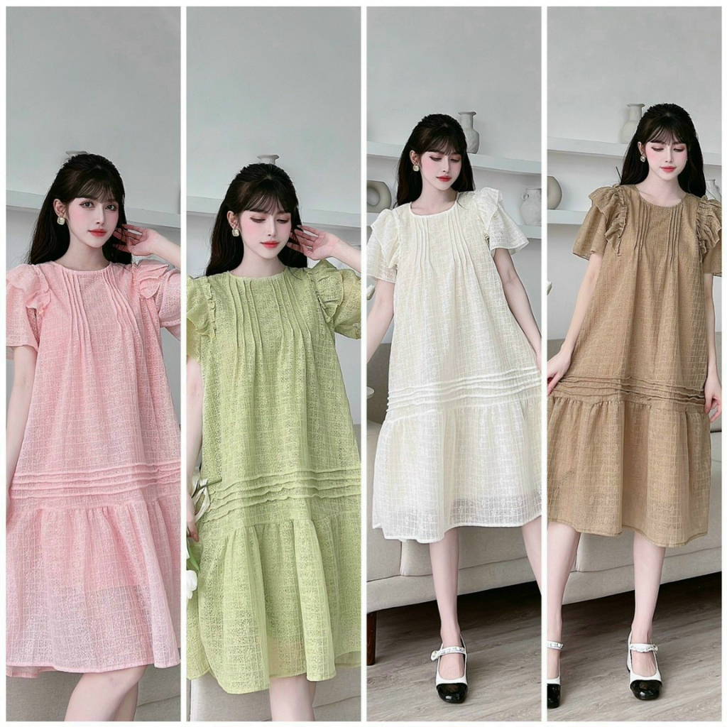 váy bầu dáng suông mẫu mới