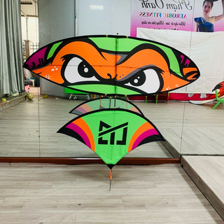 Diều 2m5 nan Tím Độ Vai( Nan Cái là Nan Gôn)
