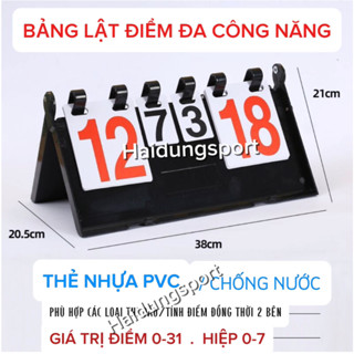 Bảng lật tỉ số thể thao Bida -Bóng bàn - Bóng chuyền -Cầu lông - Bóng rổ -Tennis- Bóng Chuyền Hơi...