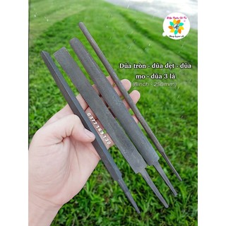 Dũa sắt, dũa tròn, dũa dẹt, dũa mo, dũa ba lá 8inch các loại
