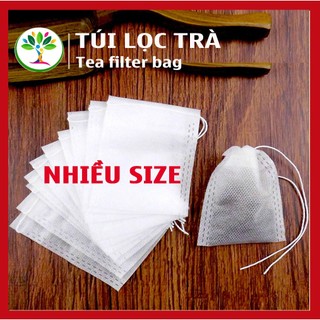 Set 10 túi lọc trà, túi vải không, lọc gia vị hầm canh, nấu lẩu