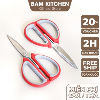 Kéo bếp đa năng inox Bam KITCHEN cán nhựa cao cấp siêu bền KX01F