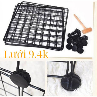  QUÂY CHUỒNG CHÓ MÈO TẤM NHỰA TRONG LƯỚI SẮT THÉP nhiều màu  CHUỒNG KHÔNG TẶNG CHỐT  