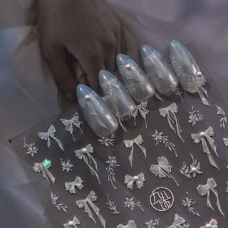 Sticker Lụa dán móng tay nail trang trí móng dán nail