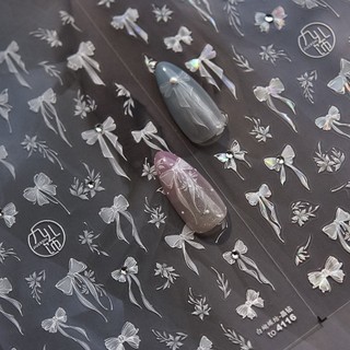 Sticker Lụa dán móng tay nail trang trí móng dán nail