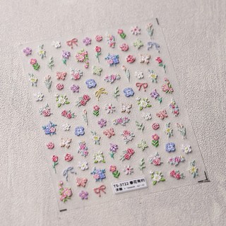 Sticker Lụa dán móng tay nail trang trí móng dán nail