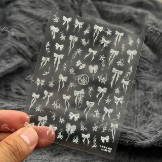 Sticker Lụa dán móng tay nail trang trí móng dán nail