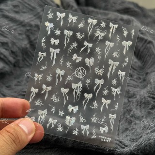 Sticker Lụa dán móng tay nail trang trí móng dán nail