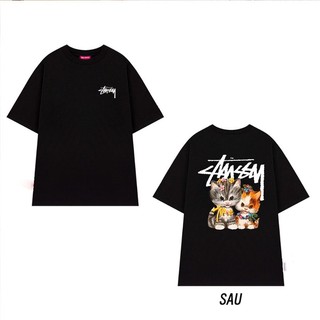 Áo thun Stu.xy Kittens nam nữ chuẩn form unisex hình in sắc nét