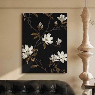 Tranh hoa trang trí phòng khách, phòng ngủ, phòng ăn, tranh canvas treo tường, tranh decor cao cấp by Printek