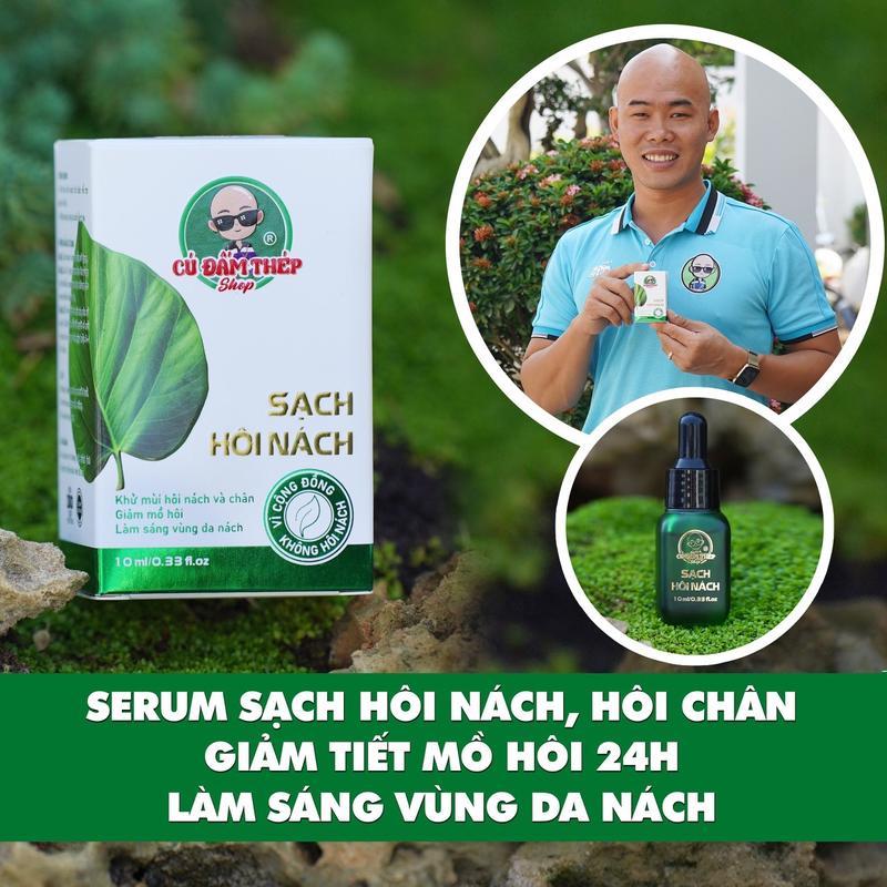 Sạch hôi nách, hôi chân CÚ ĐẤM THÉP 10-25ml