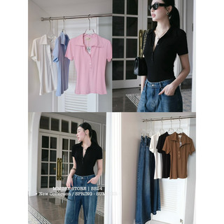 Áo thun polo body tay ngắn chouchou