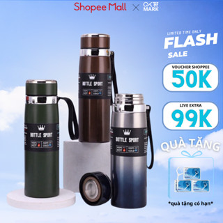 ( Loại 1)  Bình giữ nhiệt 1000ml cao cấp có nắp lọc trà, Bình đựng nước giữ nhiệt lớn tiện lợi lõi inox 304 không gỉ