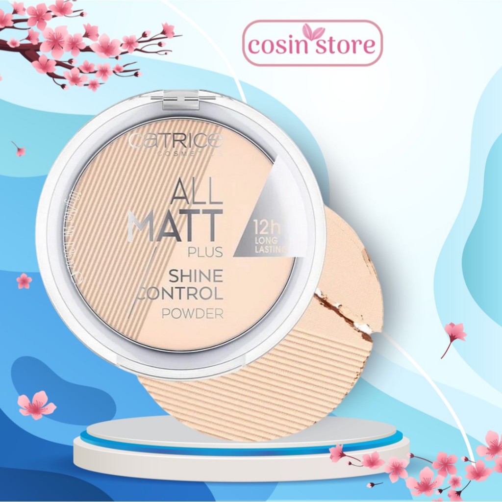 Phấn Phủ Kiềm Dầu Catrice All Matt Plus Shine Control Powder 10g Lớp Nền Mịn Lì Kiềm Dầu Cosin Store