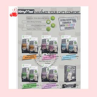 Cát vệ sinh cho mèo - Cát Bentonite Kitty Max 10L