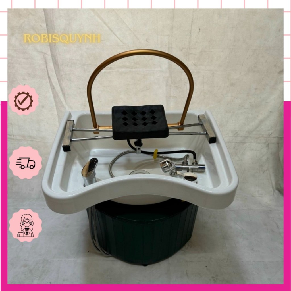 Bồn Gội Rời Tai Thỏ Nhựa Trắng – Bồn 2in1 Đen Gội Đầu Dưỡng Sinh ( hàng có sẵn )