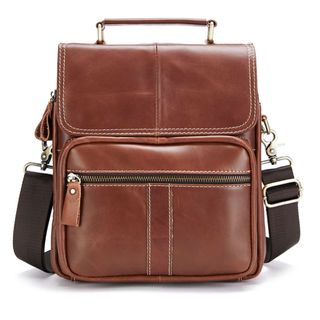 Túi đeo chéo nam da bò sáp thật phong cách mới dcn9354 bee gee