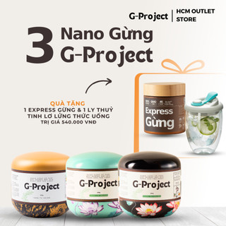 [Tặng Express Gừng & Ly] COMBO 3 Hộp Nano Gừng G-Project
