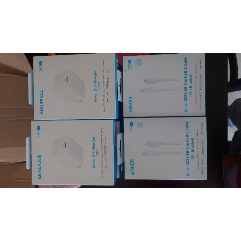 bộ sạc cáp zin chính hãng ANKER 30w