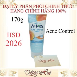 Tẩy da chết dạng hạt St. Ives Acne Control Apicot Scrub 170g.