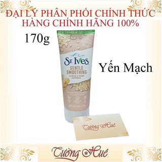 Tẩy Da Chết & Mặt Nạ St. Ives Gentle Smoothing Oatmeal Scrub & Mask - 170g