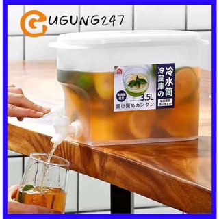  Bình đựng nước có vòi tiện lợi dung tích 3.5 lít để tủ lạnh bảo quản thực phẩm 