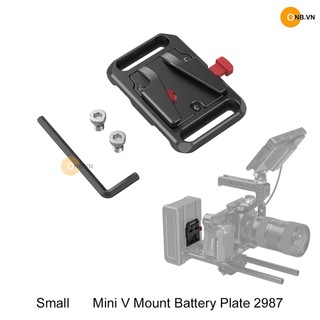 Small mini v mount battery plate 2987 - đế gắn pin vmount