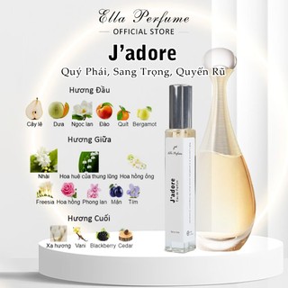 Nước Hoa Nữ Jadore EDP Chính Hãng ELLA PERFUME (10ml /20ml / 30ml)  - Hương Thơm Hoa Cỏ Phương Đông Nhẹ Nhàng Quyến Rũ