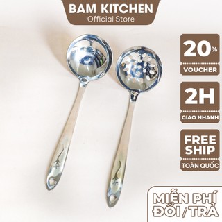Vá đặc Vá lỗ inox Bam KITCHEN cán hoa loại trung cao cấp siêu bền SCHT20F