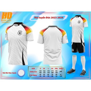 Bộ Đồ Đá Banh Đội Tuyển Đức trắng 2024