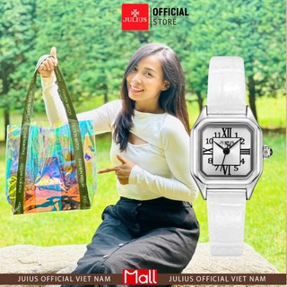 Đồng hồ nữ julius ja-1380 dây da