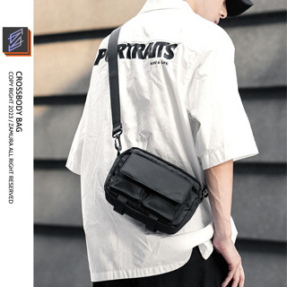 Túi đeo chéo nam nữ nhiều ngăn tiện lợi vải oxford cao cấp chống nước chống cước kiểu dáng basic thời trang ZM017