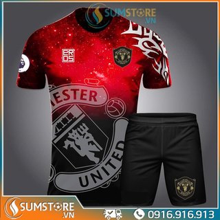 Bộ quần áo bóng đá Quỷ Đỏ Galaxy - Đồ đá banh Độc Nhất 2024